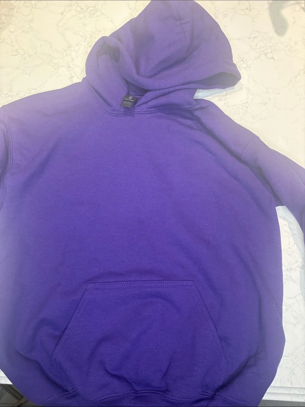 Men's Purple Hooded Sweatshirt